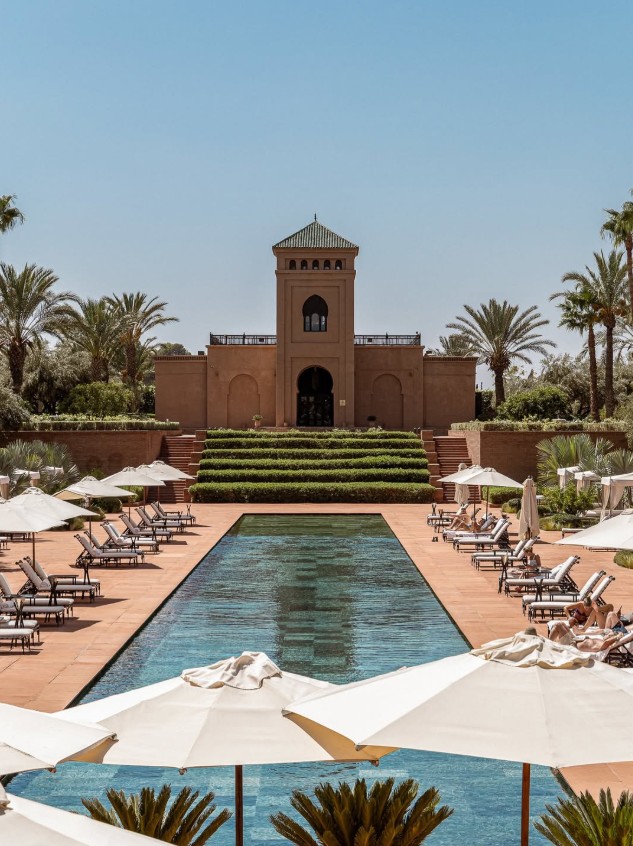 Ombrage maison Maroc - Parasols de luxe au Selman Palace Marrakech